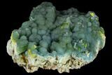 Blue-Green Plumbogummite on Pyromorphite - Yangshuo Mine, China #115500-1